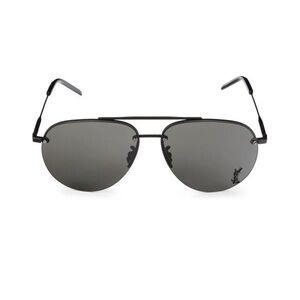 NEW 🕶️ Saint Laurent Black Aviator Sunglasses